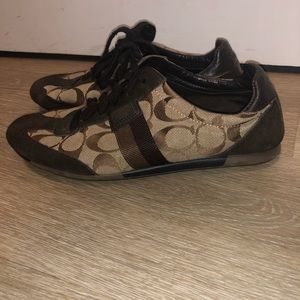 Coach ladies sneakers size 8.5